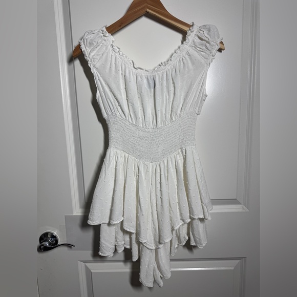 SOLD - Princess Polly THE LOVE GALORE ROMPER WHITE | 6 - Picture 7 of 7